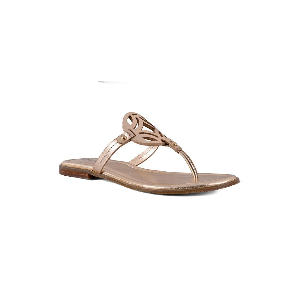 Vanilla Moon Women Nazia Open Toe Flats - Gold