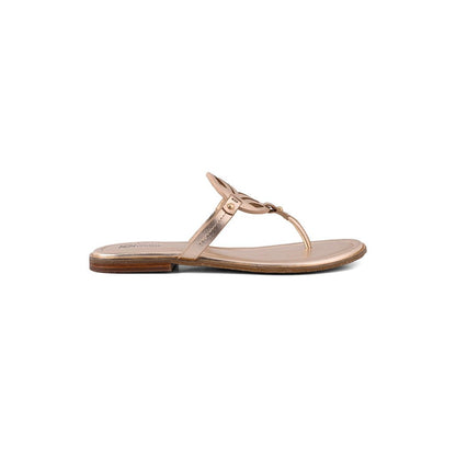 Vanilla Moon Women Nazia Open Toe Flats - Gold