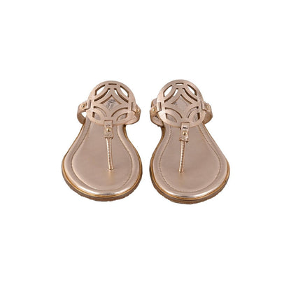 Vanilla Moon Women Nazia Open Toe Flats - Gold