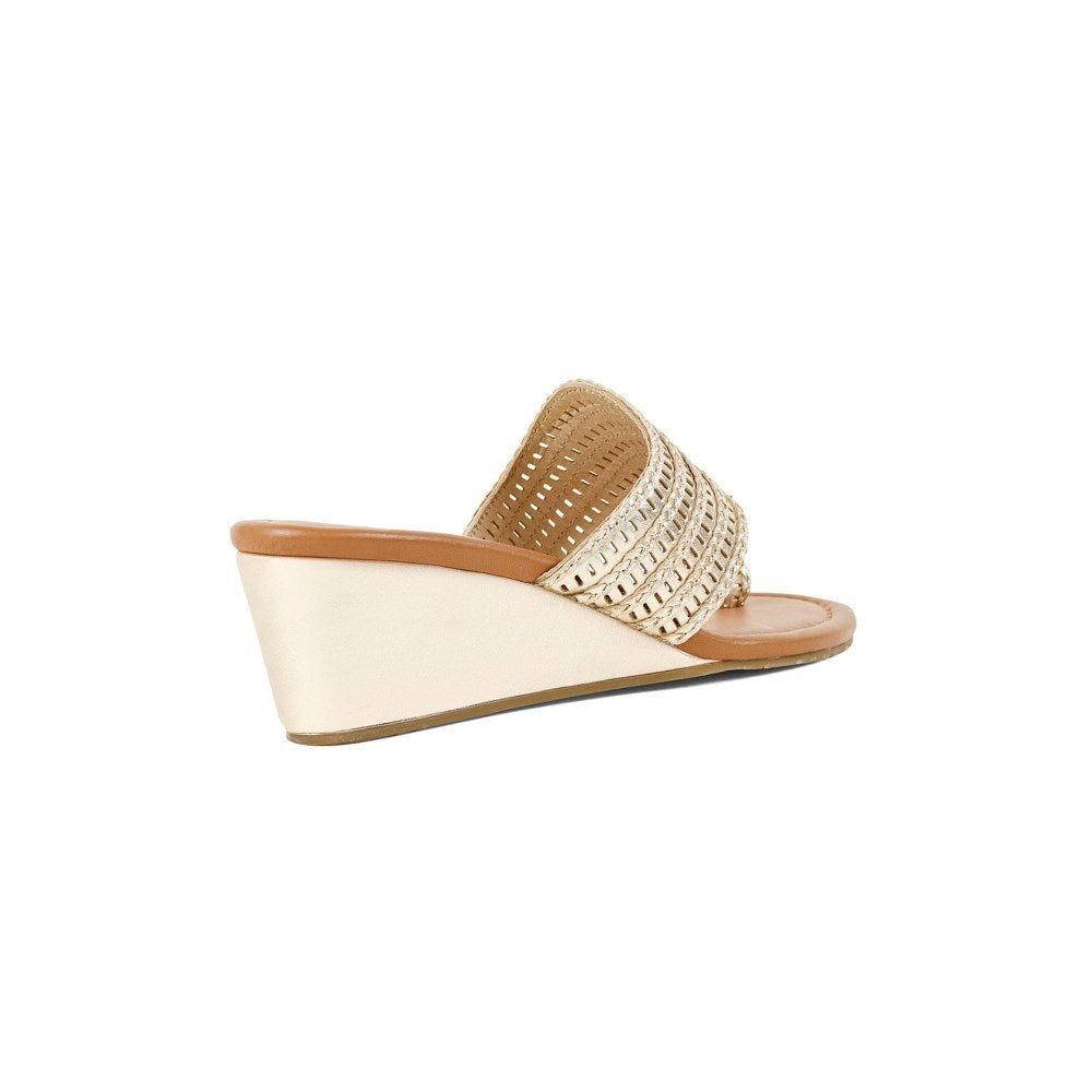 Vanilla Moon Women Rose Wedges - Gold