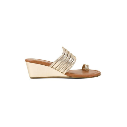 Vanilla Moon Women Rose Wedges - Gold