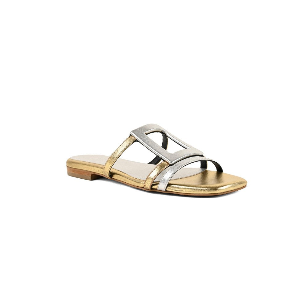 Vanilla Moon Women Gabi Silver Flats