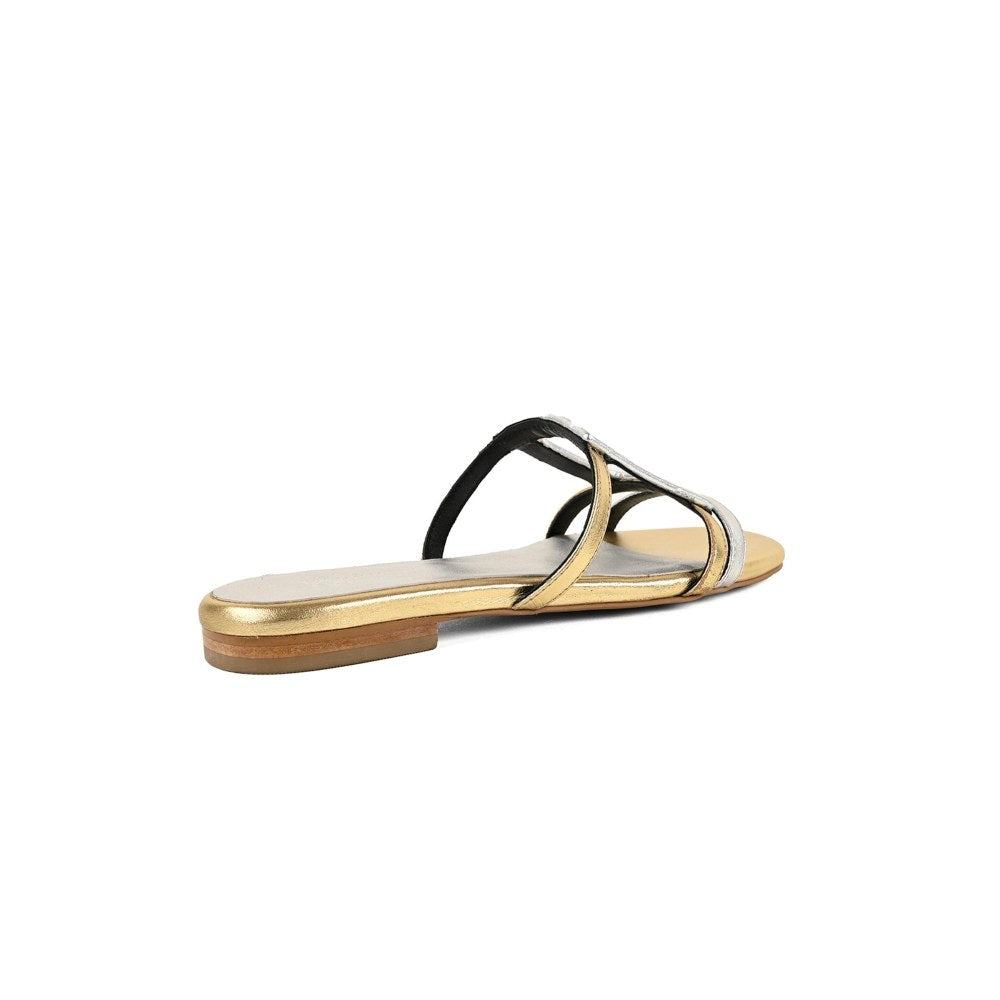 Vanilla Moon Women Gabi Silver Flats