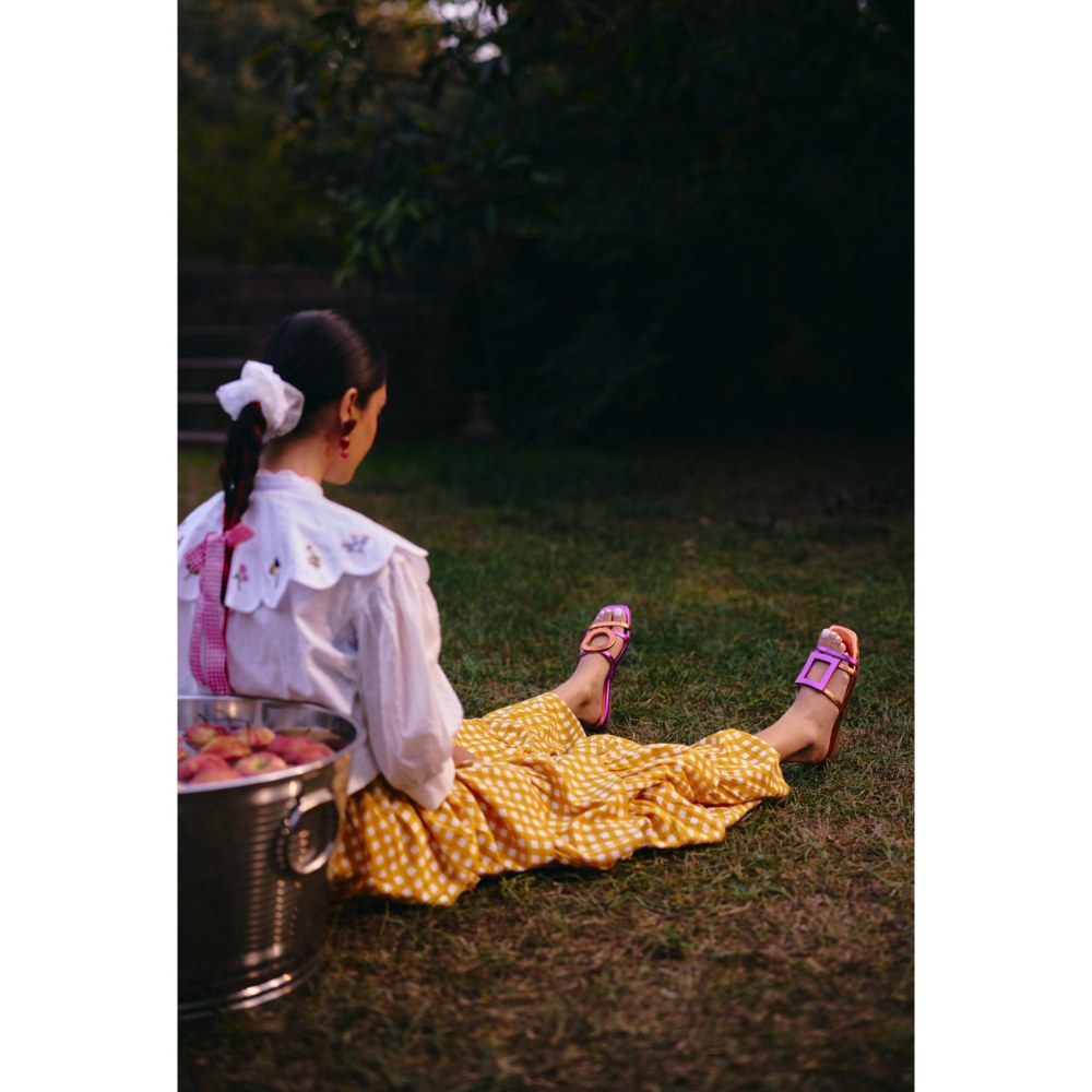 Vanilla Moon Women Gabi Orange Flats