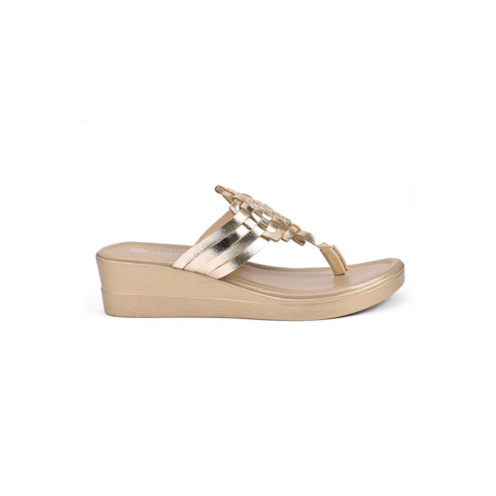 Vanilla Moon Women Cole Gold Wedges