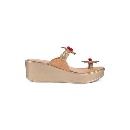 Vanilla Moon Women Zana Gold Wedges