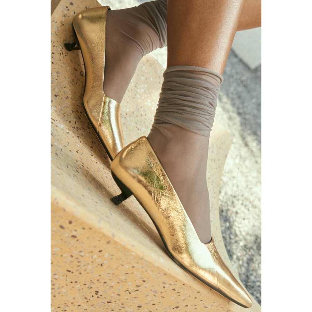 Vanilla Moon Women Grady Gold Pumps
