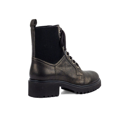 Vanilla Moon Girl Gold Combat Boots