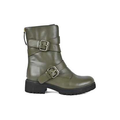 Vanilla Moon Gwyn Green Combat Boots