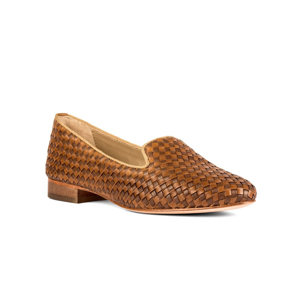 Vanilla Moon Patterned Tan Loafers