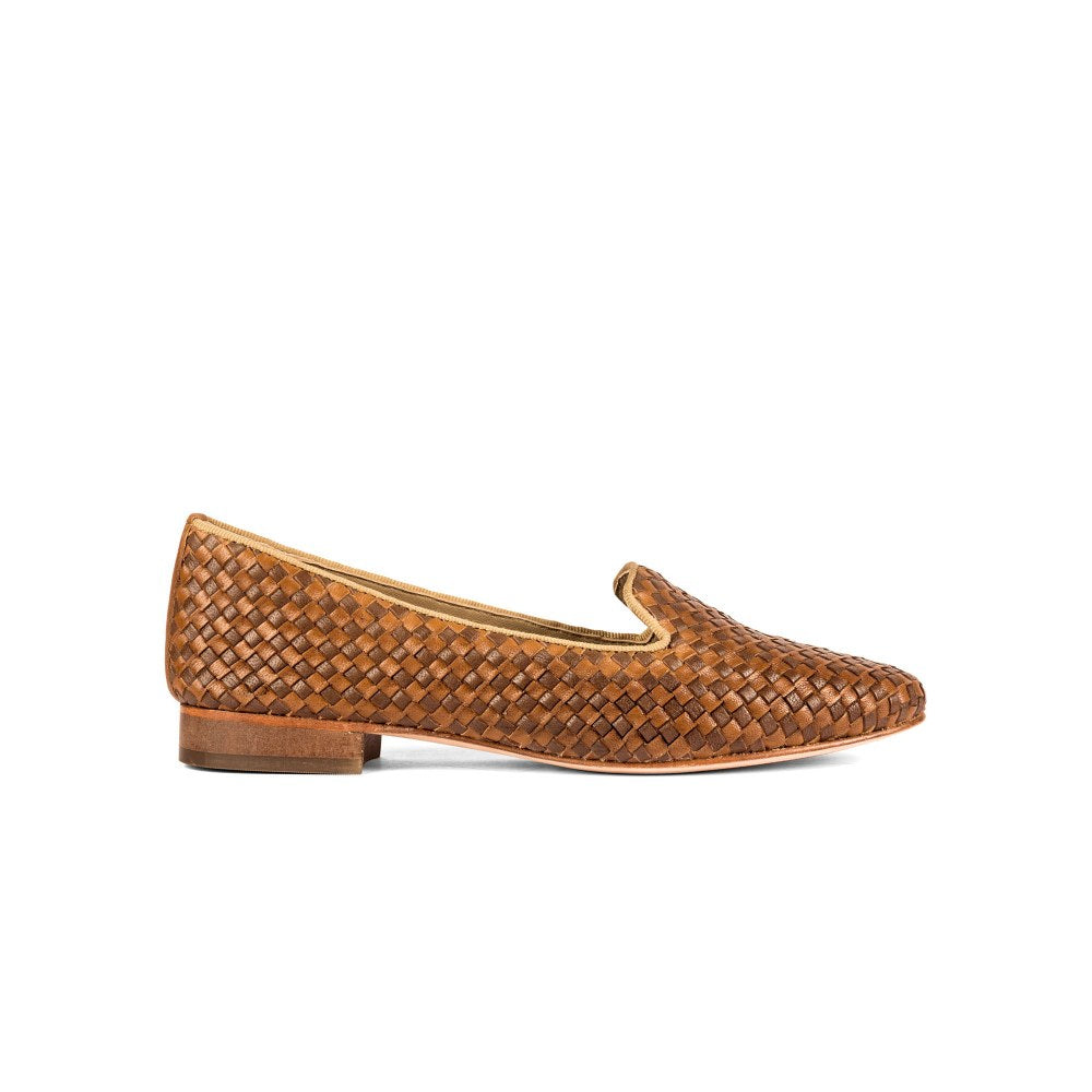 Vanilla Moon Patterned Tan Loafers