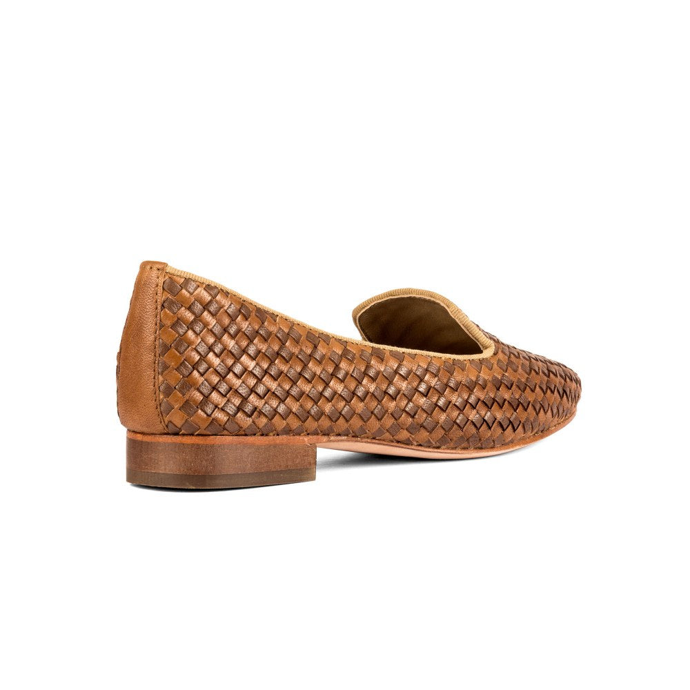 Vanilla Moon Patterned Tan Loafers