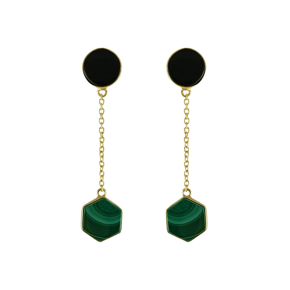 VARNIKA ARORA Green Aiane Earrings