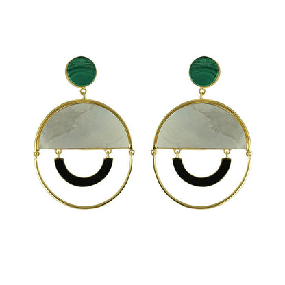 VARNIKA ARORA Green Izaaya Earrings