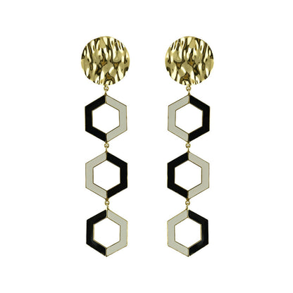 VARNIKA ARORA Black Adara Earrings