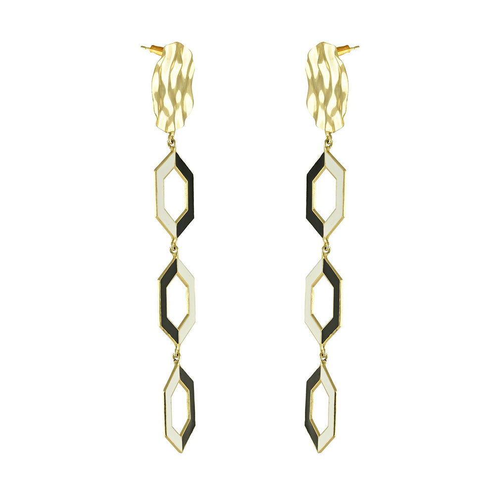 VARNIKA ARORA Black Adara Earrings