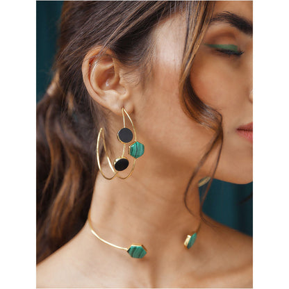 VARNIKA ARORA Green Arnia Earrings