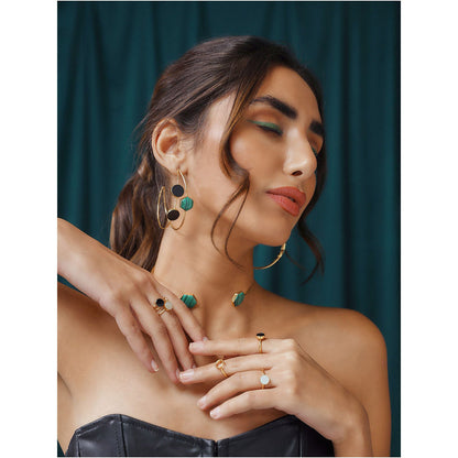 VARNIKA ARORA Green Arnia Earrings