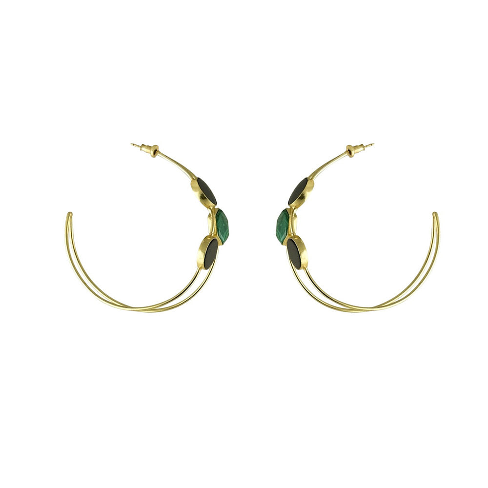 VARNIKA ARORA Green Arnia Earrings