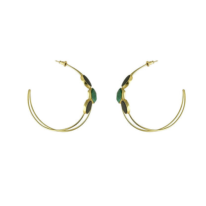 VARNIKA ARORA Green Arnia Earrings
