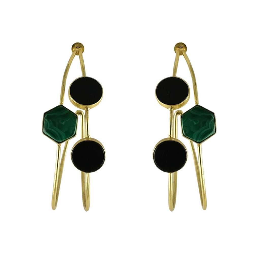 VARNIKA ARORA Green Arnia Earrings