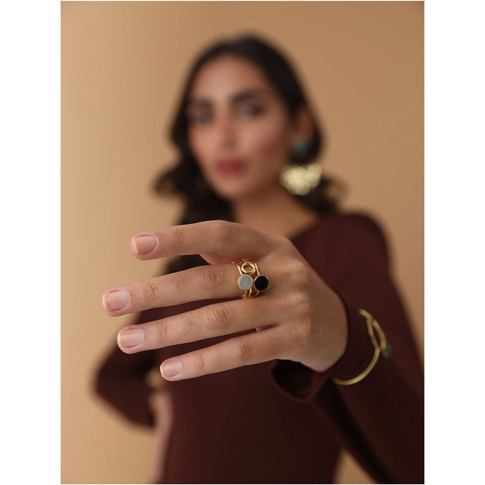 VARNIKA ARORA Multi Elsa Rings Set