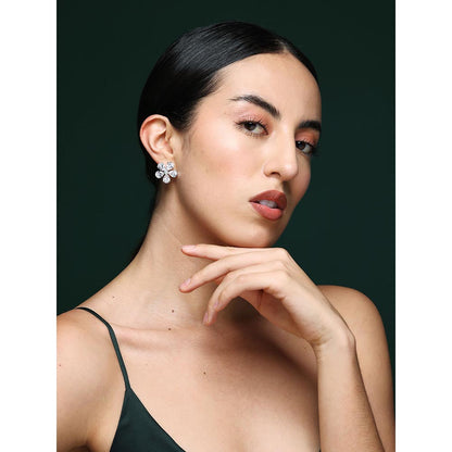 VARNIKA ARORA Promise Petal Diamond Studs