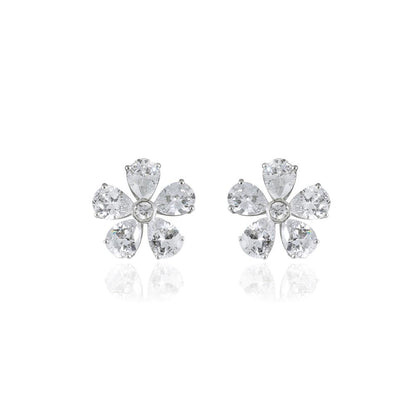 VARNIKA ARORA Promise Petal Diamond Studs