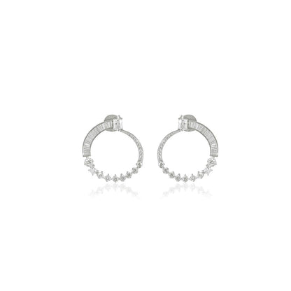 VARNIKA ARORA Cz Orbit Drop Earrings