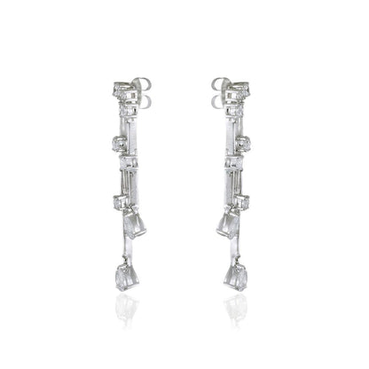 VARNIKA ARORA Cz Radiance Drop Earrings