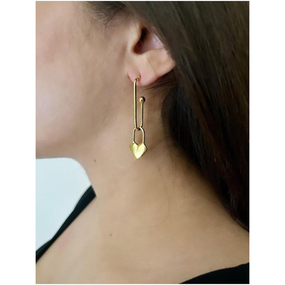 VARNIKA ARORA Lockheart Gold Plated Earrings