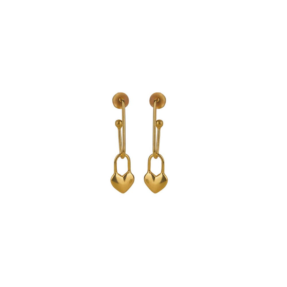 VARNIKA ARORA Lockheart Gold Plated Earrings