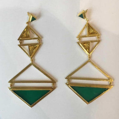 VARNIKA ARORA Gazebo Gold Plated Earrings