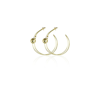 VARNIKA ARORA Razzle Dazzle Gold Plated Hoops