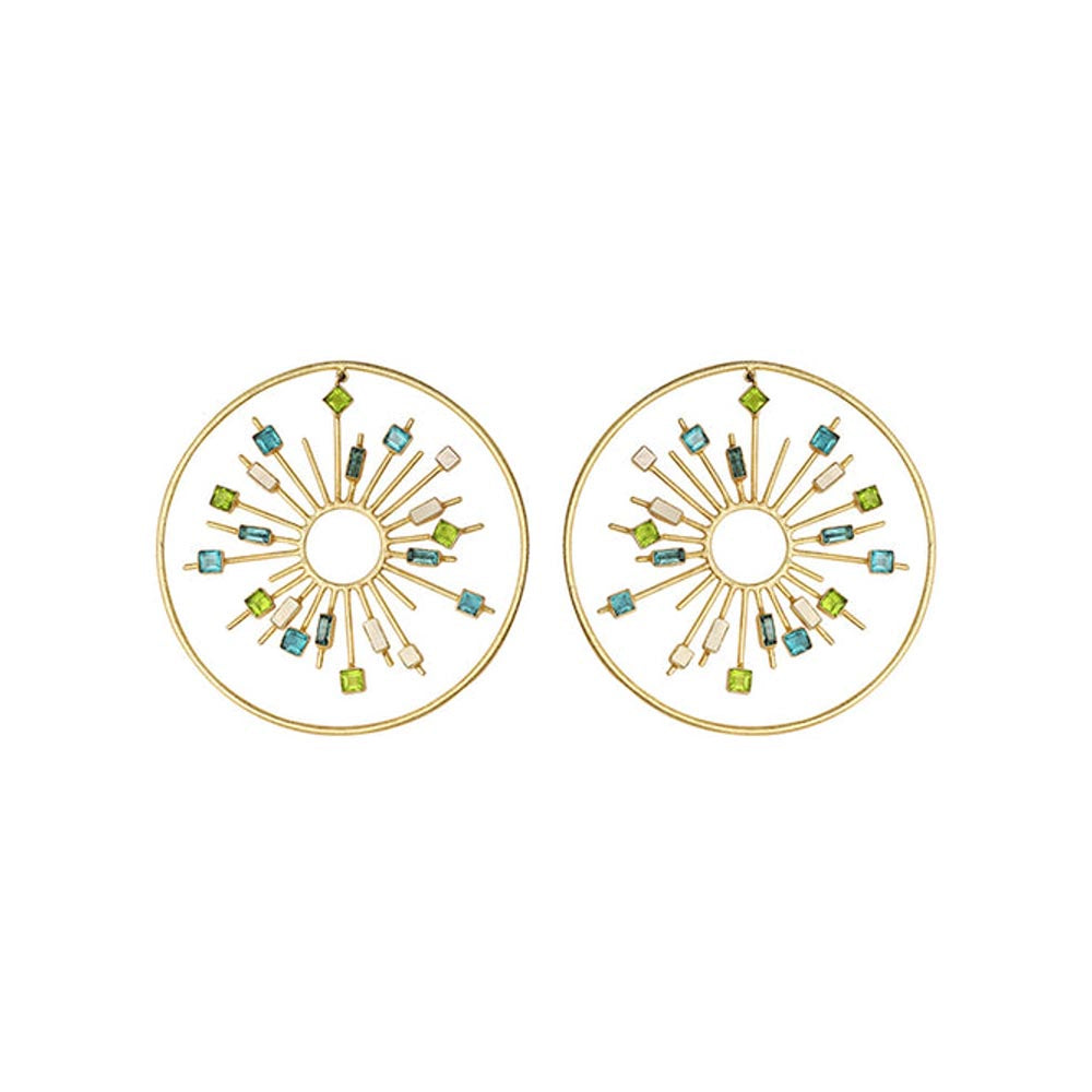 VARNIKA ARORA Ritzy Gold Plated Earrings