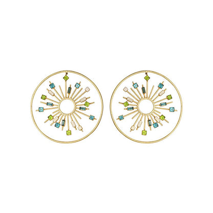 VARNIKA ARORA Ritzy Gold Plated Earrings