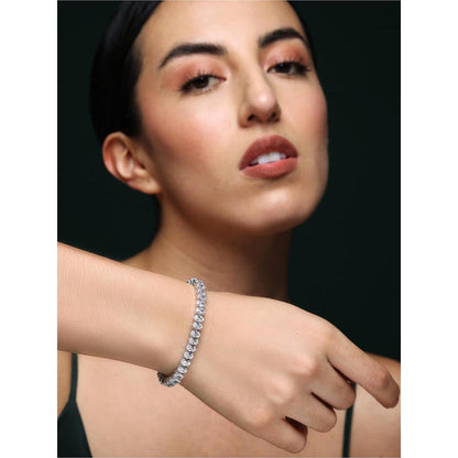 VARNIKA ARORA Cz Aurora Charm Tennis Bracelet