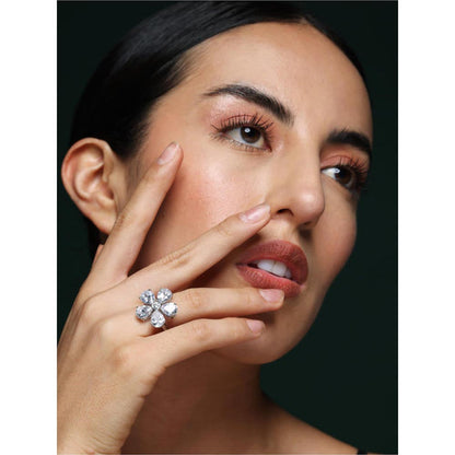 VARNIKA ARORA Promise Petal Diamond Ring