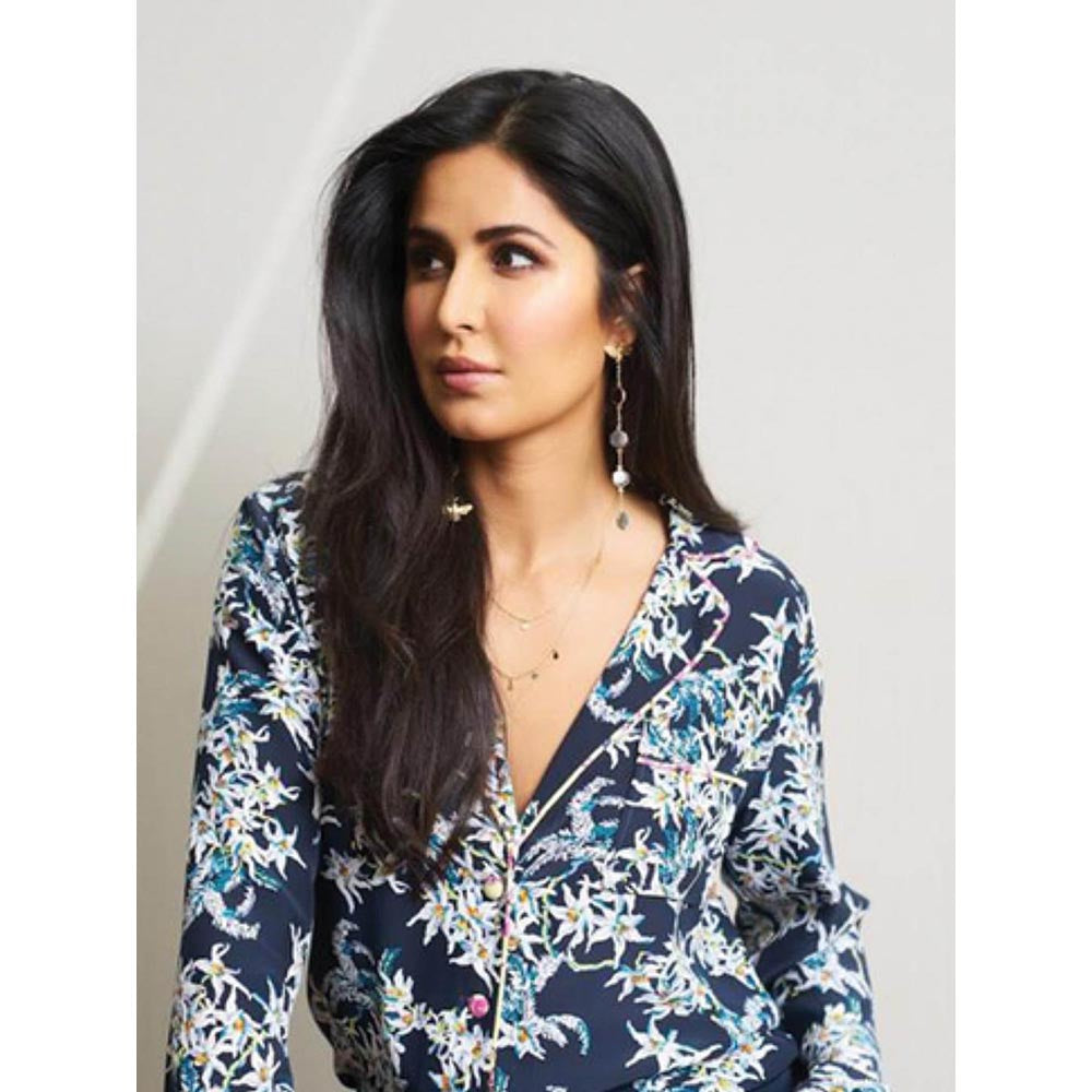 VARNIKA ARORA Katrina Kaif In Beeline Gold Plated Earrings