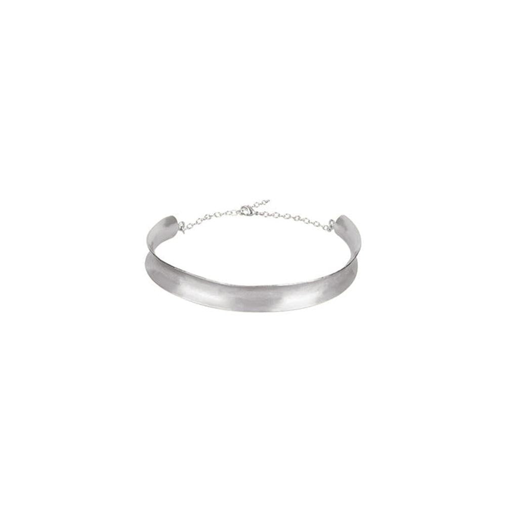 VARNIKA ARORA Silver Funnel Silver Choker