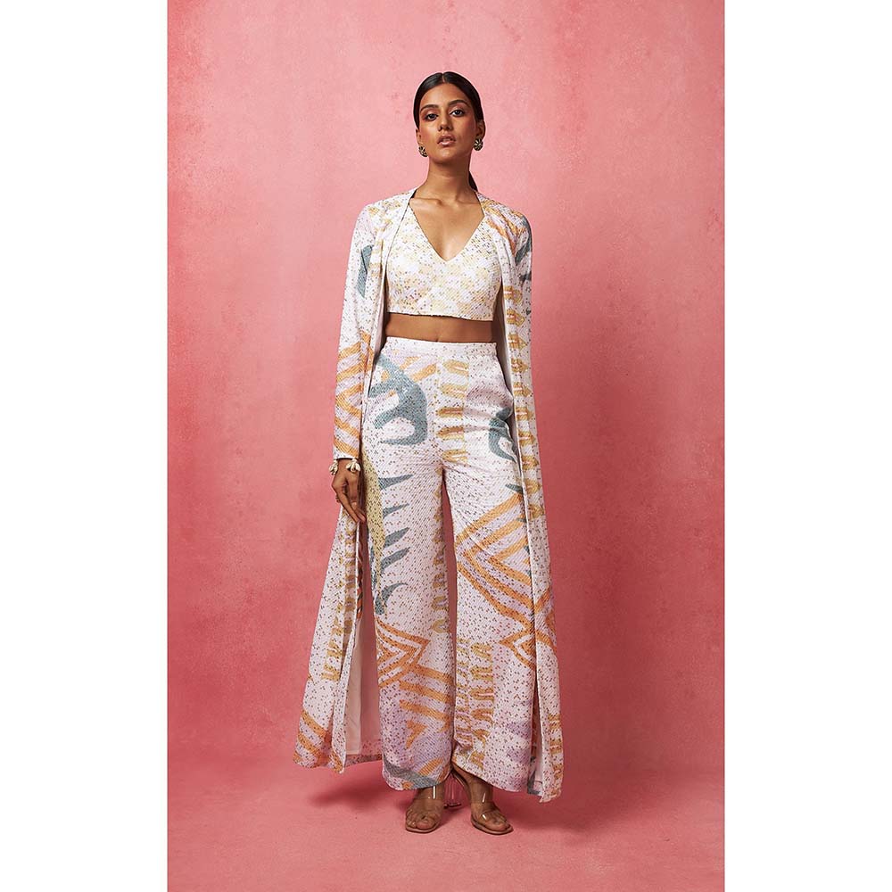 Vedika M Multi-Color Sequinned Co-Ord (Set of 3)