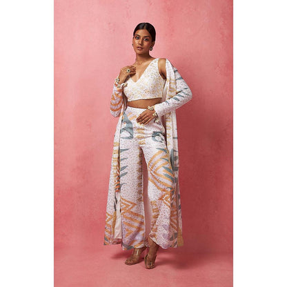 Vedika M Multi-Color Sequinned Co-Ord (Set of 3)