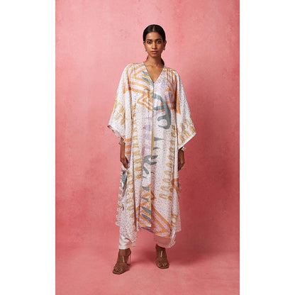 Vedika M Multi-Color Sequined Jacket with Bustier and Pant (Set of 3)