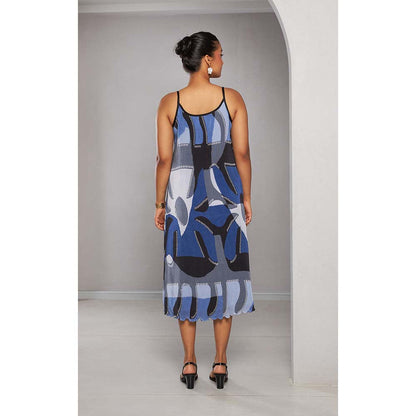 Vedika M Blue Strap Dress