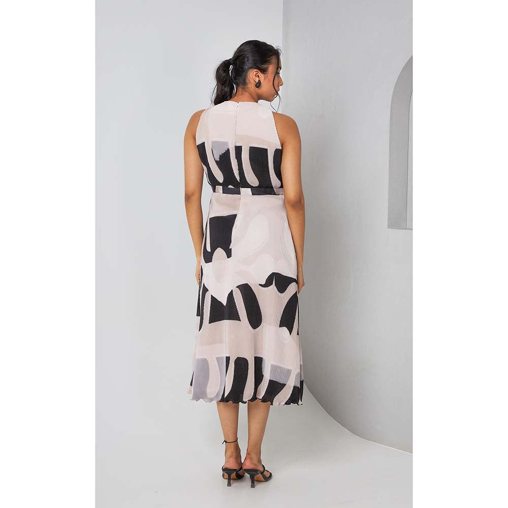 Vedika M Black Printed Dress