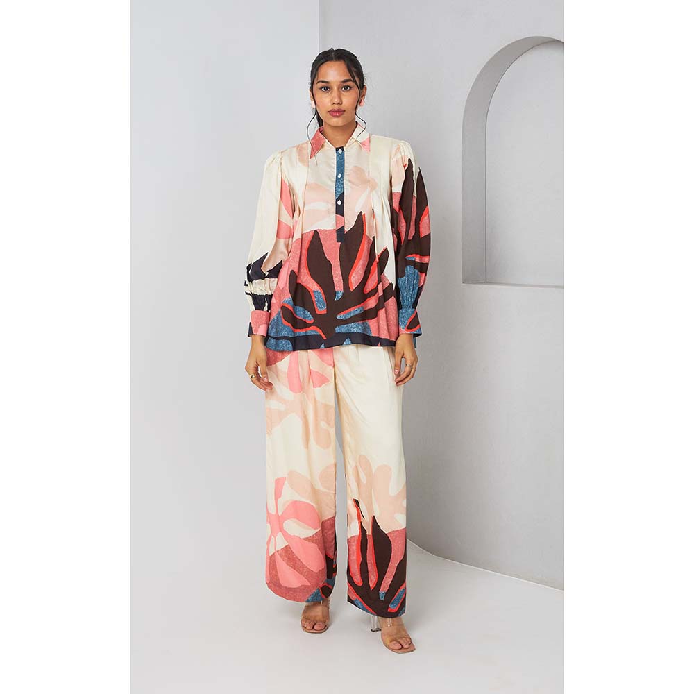 Vedika M Multi-Colour Floral Printed Co-Ord (Set of 2)