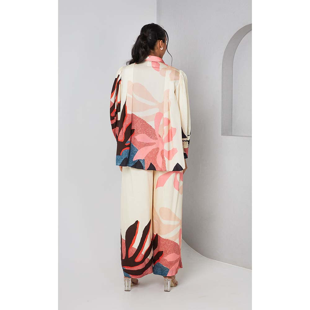 Vedika M Multi-Colour Floral Printed Co-Ord (Set of 2)