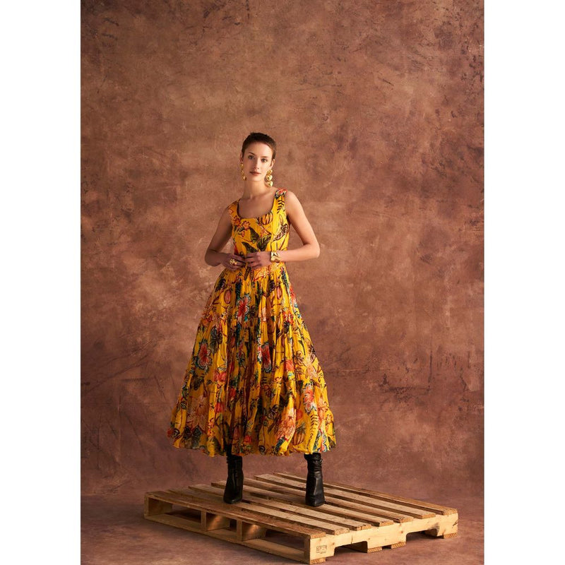 Verb Yellow Euna Maxi Dress