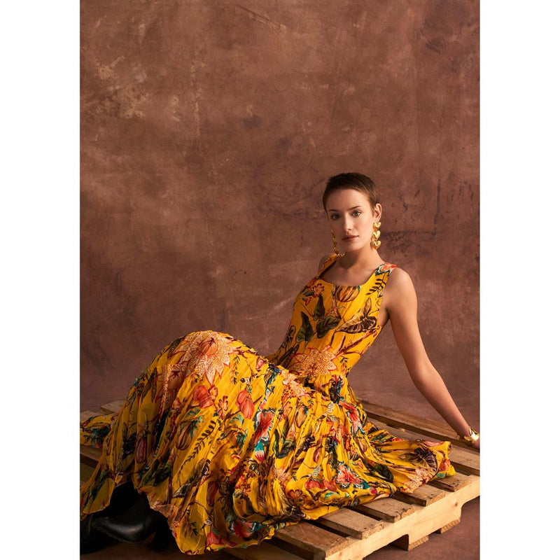 Verb Yellow Euna Maxi Dress