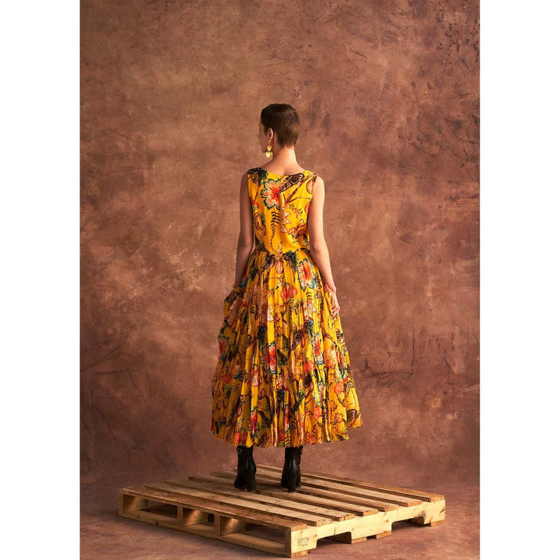 Verb Yellow Euna Maxi Dress